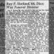 Ray F. Harland-Obituary-Glenn Falls NY 'Post Star'