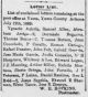 Thomas Butson - Unclaimed Letter 12 Jul 1889 - Yuma Arizona Sentinel 20 Jul 1889 p 3 col 2