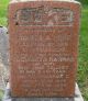 James, Elizabeth (Harper) & Harriet Luke grave stone