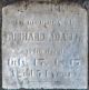 Richard Adams - Grave Stone at Bond Street Methodist Cemetery (now Oshawa Pioneer Memorial Garden)