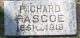 Richard Pascoe Headstone