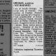 Aurelia (Martinez) Urdiales - Obituary in 'Daily Calumet' 2 Nov 1972 p 7