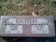 James (1886-1966) & Anna (1884-1965) Koutecky - Head Stone - Bohemian Cemetery, Omaha, Nebraska