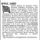 Obituary for JAMES WYKLE