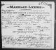 Marriage of Carl Staack (25) & Ida Pagels (22)