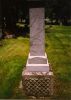 William Staack Family Grave Monument at Concordia Cemetery