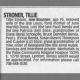 Obituary for Tillie Stroner