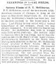 Serious Illness of Patrick T. McElherne - Chicago Tribune - 7 Nov 1889, p 6 - detail