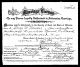 Marriage of George Vandre (25) & Minnie Staack (20)